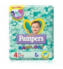 Pampers Baby-Dry Maxi tg.4 19 pannolini