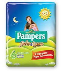 Pampers Sole e Luna Extralarge tg.6 14 pannolini